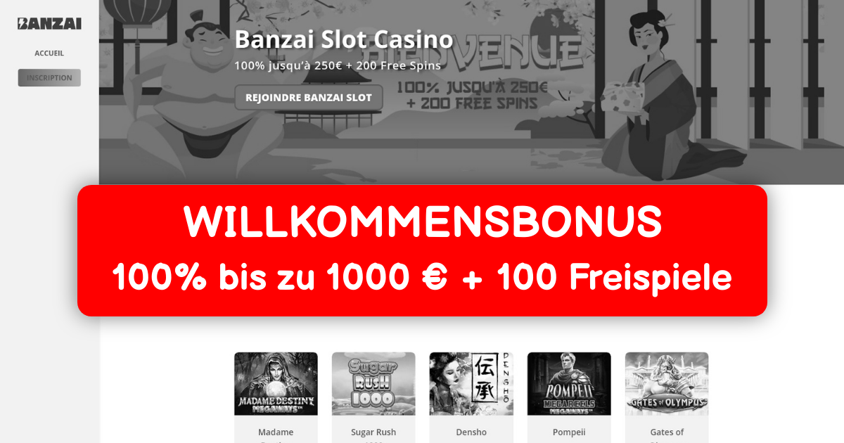 Banzai Casino Deutschland